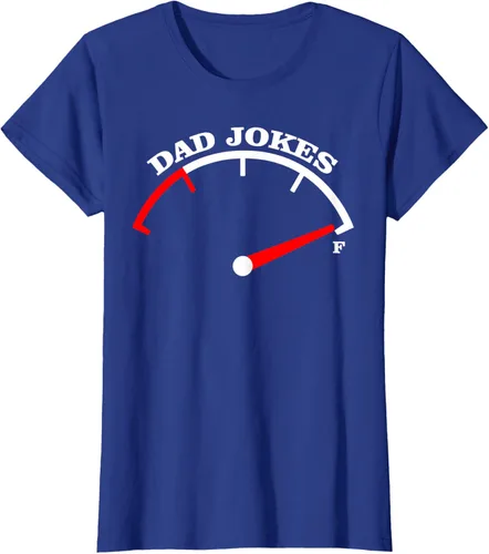 Vista 34 de Día del Padre Dad Jokes Fuel Car Pun Cargando Camiseta Padre, Negro