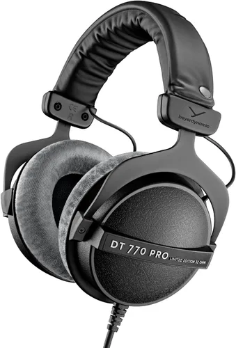 Vista 7 de DT-770-PRO-32 cerrado dinámico para aplicaciones de control y monitoreo de auricular Beyerdynamic, 32 Ohmios, Negro