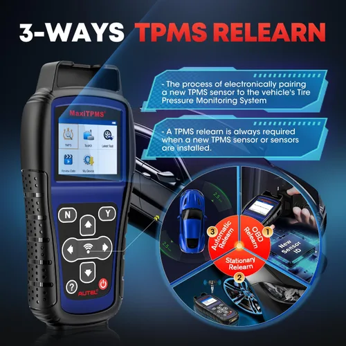 Vista 5 de Herramienta de programación Autel MaxiTPMS TS501 PRO TPMS, 2026 igual que TS508WF TS508