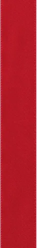 Vista 3 de Berwick Offray 062272 - Cinta de satén de doble cara de 7/8 pulgadas, carrete de 6 yardas, color rojo