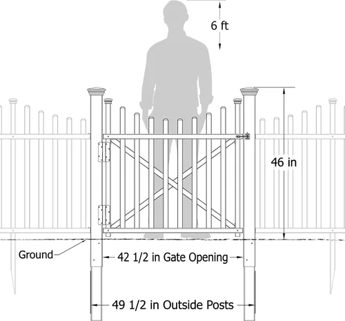 Vista 7 de Zippity Outdoor Products ZP19060 - Kit de vinilo Keswick No-Dig, paquete de 2 (44 pulgadas de alto x 42 pulgadas de ancho) pantalla de privacidad
