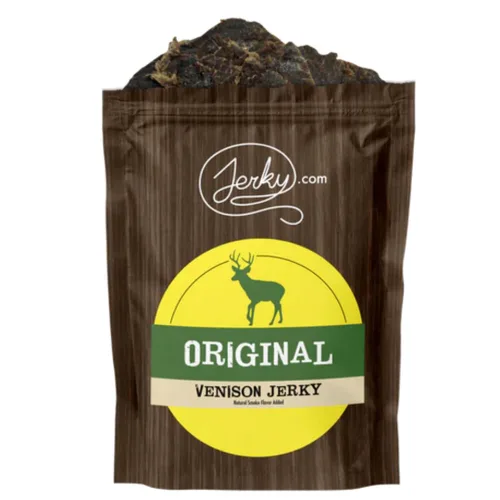 Vista 23 de Jerky 's Exotic Teriyaki Venison Jerky - Bocadillos de carne de caza salvaje, aperitivos exóticos, ricos en proteínas, totalmente naturales, sin