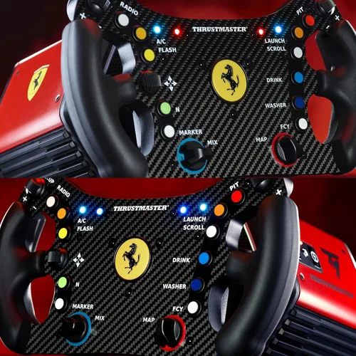 Vista 4 de Thrustmaster Ferrari 488 GT3 Wheel Add-On (Compatible with PS, XBOX, PC)