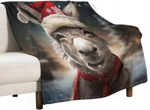 Vista 57 de Mantas suaves y mantas para sofá, casa de Navidad y pan de jengibre, manta de microfibra suave y acogedora manta de microfibra para hombre, casa