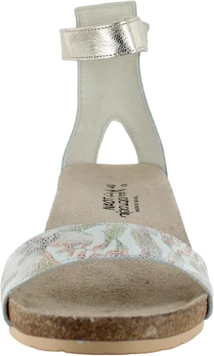 Vista 3 de NAOT Footwear Pixie Sandalia de cuña para mujer con plantilla de corcho y plantilla de soporte de arco - Correa de tobillo ajustable - Comodidad