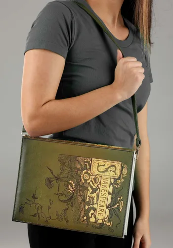 Vista 3 de Bolso Disfraz Libro de Shakespeare Multicolor