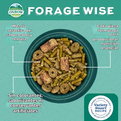 Vista 4 de Oxbow Forage Wise - Alimento para conejo adulto, alimento para conejos