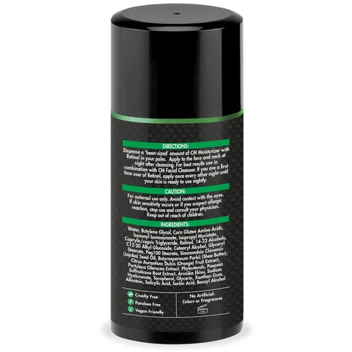 Vista 3 de CHAMUEL MEN Crema facial diaria para hombres con 2.5% de retinol hidratante antienvejecimiento para líneas finas, manchas oscuras y arrugas, loción