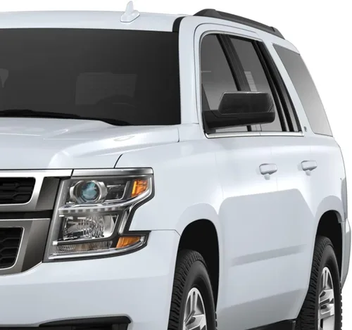 Vista 4 de Tapa de Espejo Lateral del Conductor con Patrón de Fibra de Carbono Compatible con Chevrolet Suburban Tahoe GMC Yukon/Yukon XL 2015-2020