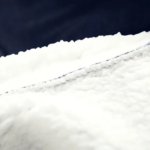 Vista 6 de Sudaderas de forro polar para mujer, sudadera de invierno cálida con forro de sherpa, cuello redondo, ropa interior térmica suave para descansar