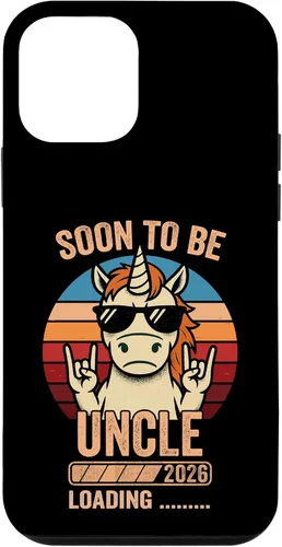 Vista 16 de Soon to Be Uncle 2026 Unicorn Uncle to Be 2026 Case for iPhone 16
