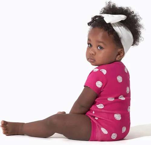 Vista 3 de Onesies Brand baby-girls 8-pack Short Sleeve Mix & Match Bodysuits