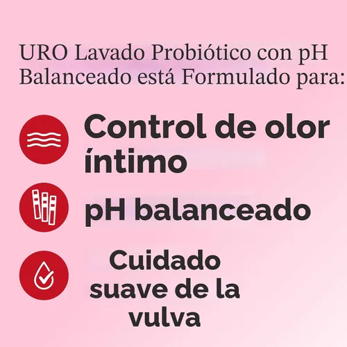 Vista 3 de Paquete de probióticos vaginales URO y lavado probiótico URO pH equilibrado