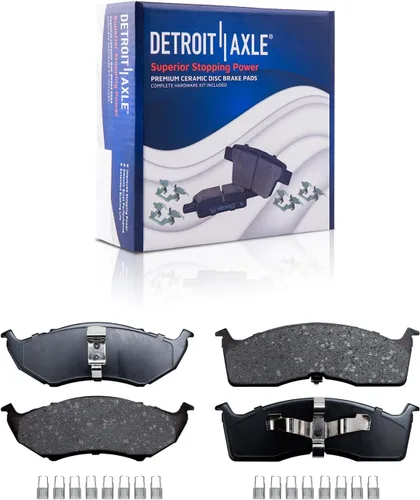 Vista 52 de Detroit Axle - Pastillas de freno traseras para Toyota Prius 2012-2015 Prius Plug-In 2017-2018 Corolla iM 2016 Sion iM 2011-2017 Lexus CT200h