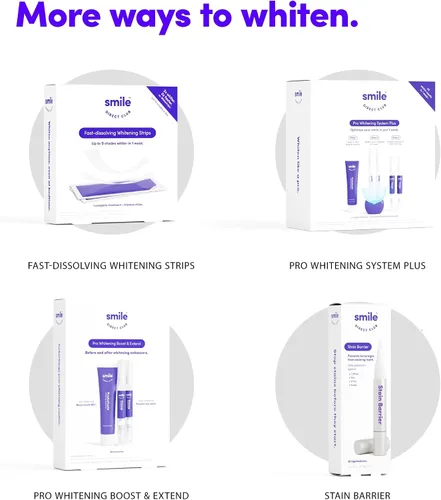 Vista 7 de SmileDirectClub Kit de blanqueamiento dental ultra suave sin sensibilidad con luz inalámbrica de 20 LED, dientes sensibles al gel, seguro