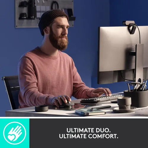 Vista 4 de Logitech MX Teclado inalámbrico iluminado mecánico de tamaño completo, lineal y MX Master 3S Performance Wireless Bluetooth Mouse Bundle, macOS