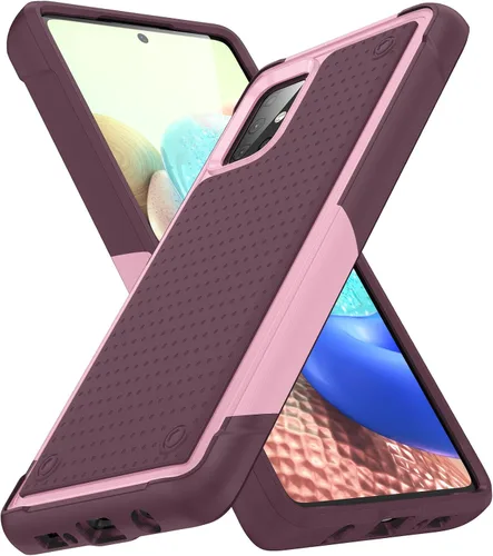 Vista 10 de Funda diseñada para Samsung Galaxy A71 5G, funda 2 en 1 regalo de grado militar, protección contra caídas, cubierta resistente de servicio pesado, a