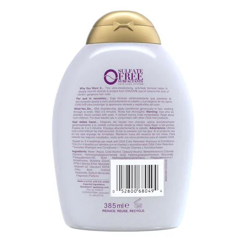 Vista 8 de OGX Vibrant Color Vibes Acondicionador para cabello teñido 13 fl oz