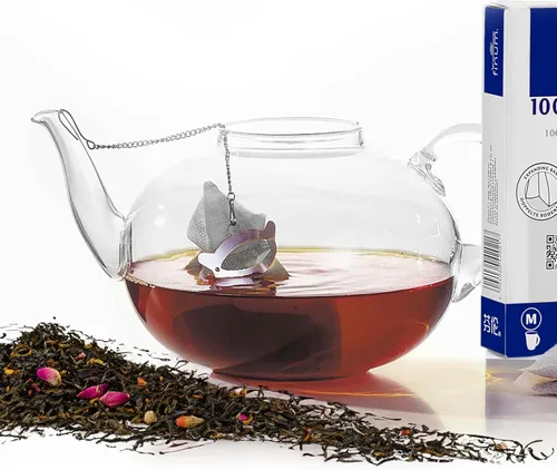 Vista 4 de Finum Tea Click - Clip de acero inoxidable para filtros de bolsa de té