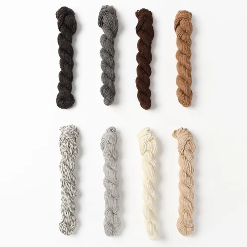 Vista 63 de Juego de 6 madejas de 100% lana de alpaca bebé (10.58 oz) de peso DK, fabricadas en Perú, celestial suave y perfecto para tejer y hacer ganchillo