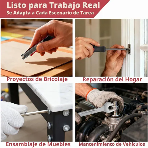 Vista 2 de 515 PCS Kit de herramientas para el hogar general Kit de herramientas de aluminio Trolley Case Set para hombres