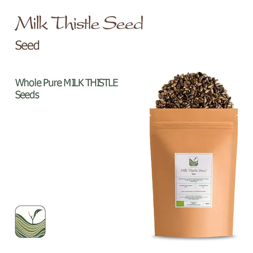 Vista 4 de Té orgánico de semillas de cardo mariano - Semillas de mariadistel - Silybum Marianum - Shou Mei Fi té de cardo mariano té Milkthisel orgánico
