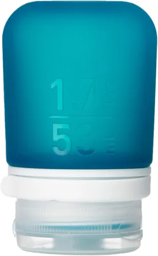 Vista 34 de Humangear GoToob, pequeño padre, Agua (Aqua)), HG3161 Refillable & Leak-Proof Silicone Travel Size Bottles with Locking Cap for Toiletries