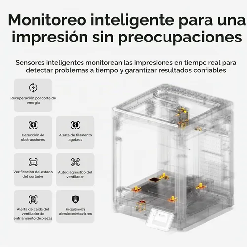 Vista 3 de ELEGOO Impresora 3D Centauri 2, calibración automática completa, apta