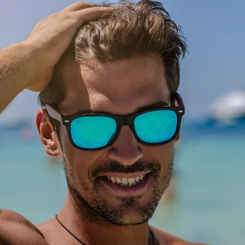Vista 104 de Suministros para regalos de fiesta de colores neón Paquete de 8 gafas de sol unisex