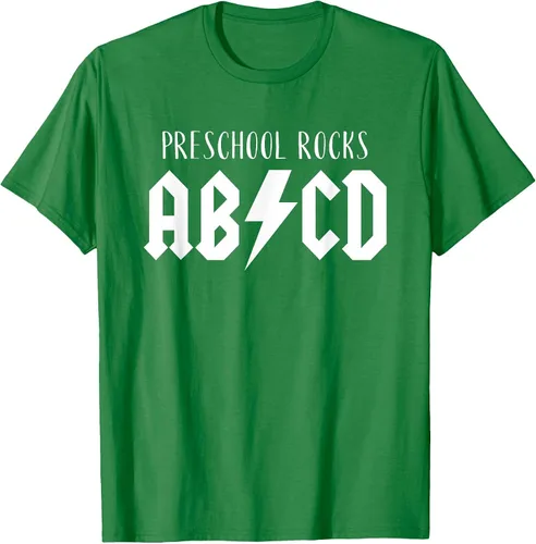 Vista 45 de Preschool Rocks Teacher Back to School ABCD Rock First Day T-Shirt Asphalt Grey