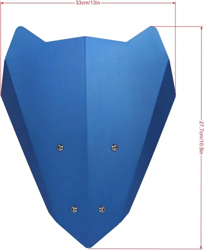 Vista 6 de Worldmotop - Parabrisas de motocicleta compatible con Yamaha MT07 MT 07 MT-07 2021 2022 Parabrisas de PC (A)