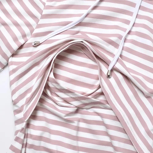 Vista 173 de GINKANA Sudadera con capucha para mujer, manga larga, lactancia materna, ropa casual