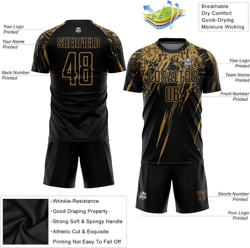 Vista 4 de Pisting Camisetas de fútbol personalizadas para jóvenes, hombres y mujeres, conjuntos de camisetas y pantalones cortos personalizados