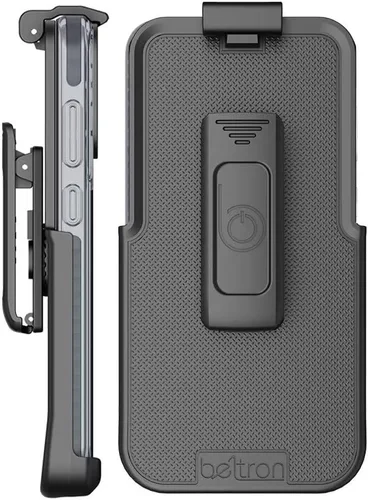 Vista 3 de BELTRON Funda para cinturón para Samsung Galaxy S25, funda protectora delgada transparente y funda de clip giratorio para cinturón, compatible