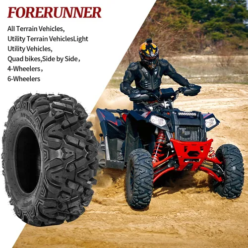 Vista 7 de Neumáticos ATV UTV TRS de 25x8-12 y 25x10-12 (paquete de 4, sin cámara)