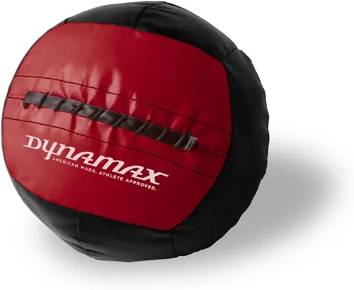 Vista 14 de Dynamax Mini Medicine Ball, 2–12 lb Soft Shell Wall Ball, 10-Inch Weighted Exercise Ball for Strength Training, Core Workouts, Conditioning &