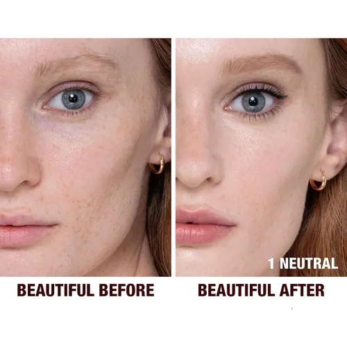 Vista 2 de Charlotte Tilbury Base de Maquillaje Beautiful Skin de Cobertura Media Hidratante - Maquillaje Líquido Edificable para Brillo Instantáneo