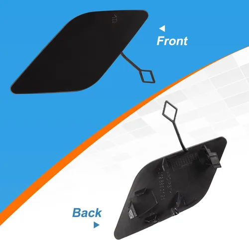 Vista 4 de Cubierta de gancho de remolque para parachoques delantero Compatible con Mercedes Benz Clase E W212 E300 E350 E400 E550 2010 2011 2012 2013