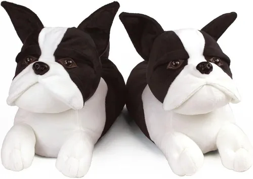 Vista 6 de Pantuflas Boston Terrier, BlancoNegro, 9-12