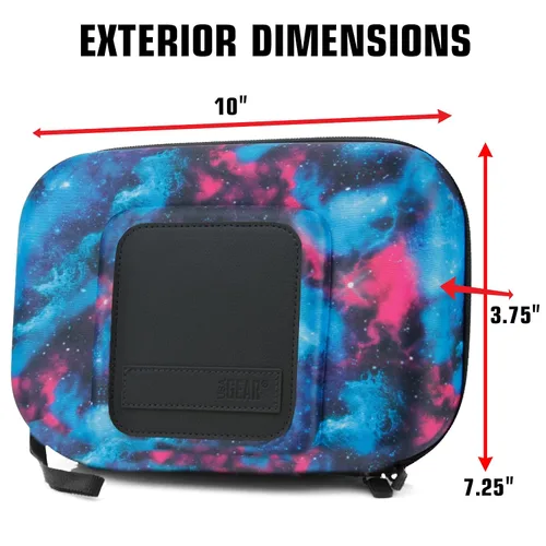 Vista 5 de USA GEAR Funda de viaje para Galaxy Vape XL, funda rígida para vapes, bolígrafos Dab, bolígrafos de batería y accesorios, resistente al agua, 3