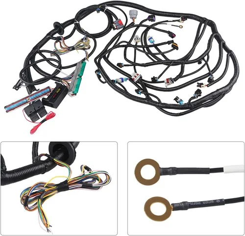 Vista 6 de WMPHE Arnés de cableado de motor profesional independiente con transmisión 4L60E Drive By Wire, con manual de guía de cableado, compatible