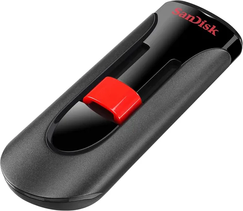 Vista 4 de SanDisk Unidad flash USB 2.0 Cruzer Glide de 32 GB - SDCZ60-032G-B35, rojo