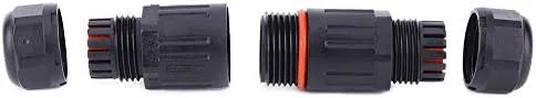 Vista 8 de 10 unids IP68 impermeable conector 3pin extensión al aire libre enchufe enchufe cable cable de alambre para coche camión barco interior/exterior