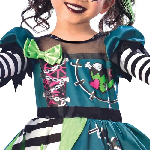 Vista 4 de amscan Lindo disfraz de Monster Miss - Niño pequeño 2-4 1 pieza