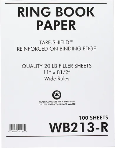 Vista 2 de Sparco Papel de relleno reforzado Mylar - Carta, blanco