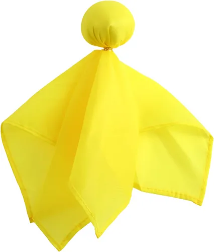 Vista 2 de Paquete de 6 banderas de penalti de fútbol para fanáticos deportivos, accesorios de fiesta para temática de fútbol (amarillo)