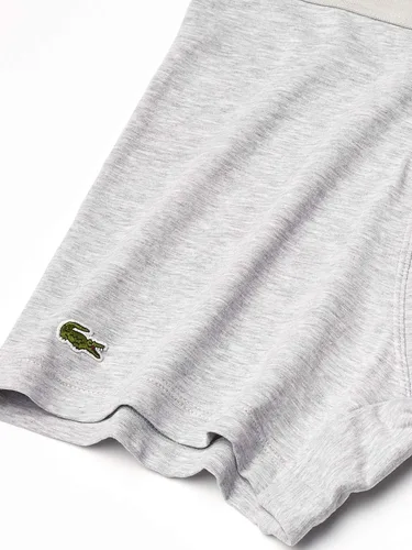 Vista 3 de Lacoste Calzoncillos tipo bóxer elásticos de algodón para hombre, estilo casual, clásico, paquete de 3