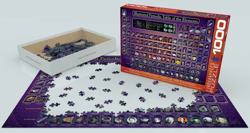 Vista 2 de EuroGraphics Tabla Periódica (Ilustrado) Rompecabezas de 1000 piezas