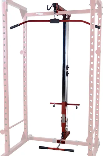Vista 2 de Body-Solid (BFLA100) Accesorio de soporte de alimentación para rack – Transforma tu jaula de potencia (BFPR100r) en un gimnasio en casa con sistema