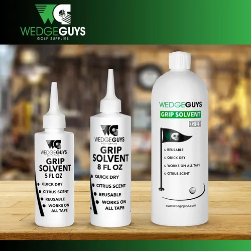 Vista 4 de Wedge Guys Solvente Profesional para Cinta de Agarre de Golf para Reemplazo de Agarre de Palos de Golf Solución de Solvente para Agarre de Golf